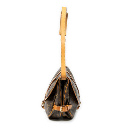 Louis Vuitton Saumur Brown Monogram Canvas Crossbody — view 3