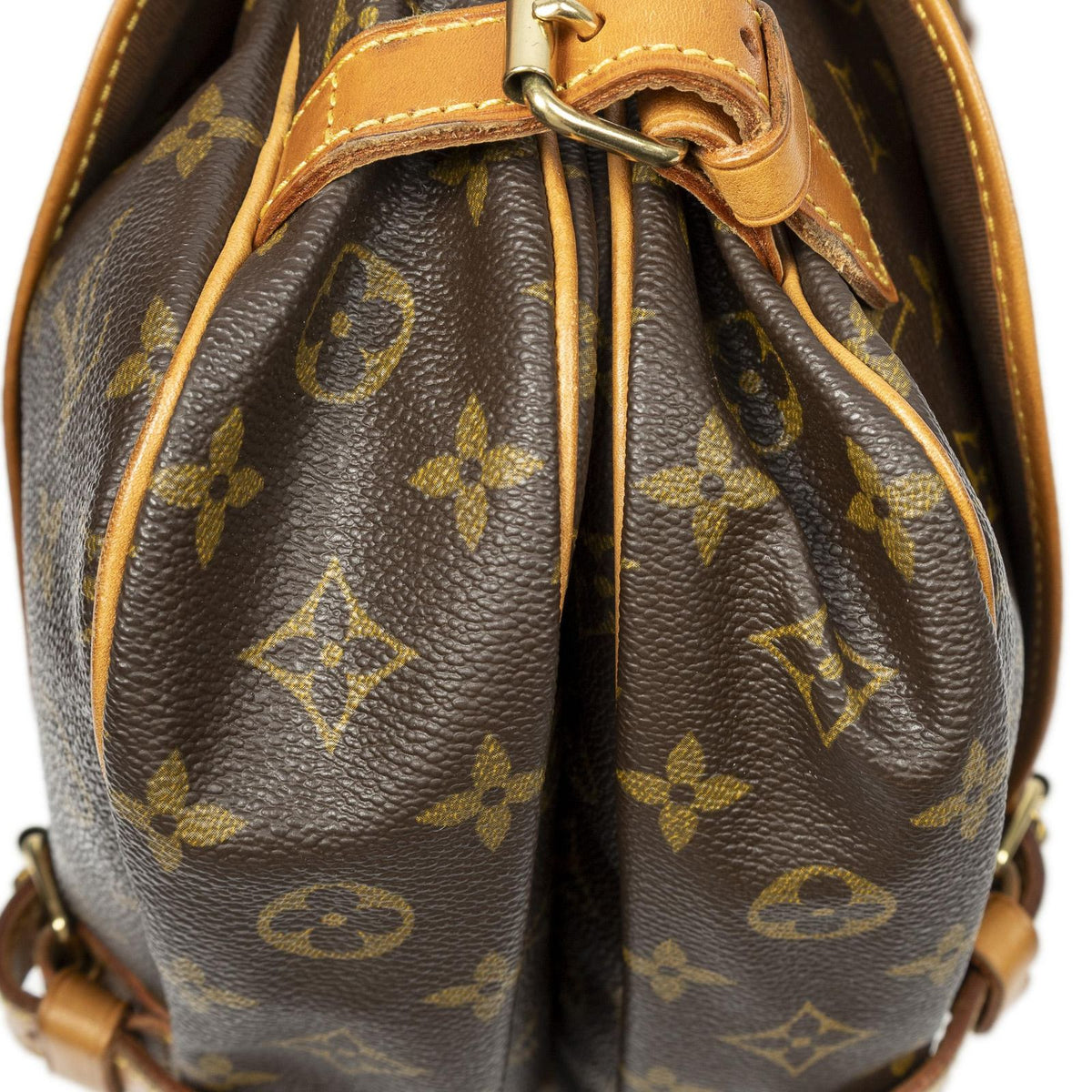 Louis Vuitton Saumur Brown Monogram Canvas Crossbody — view 7