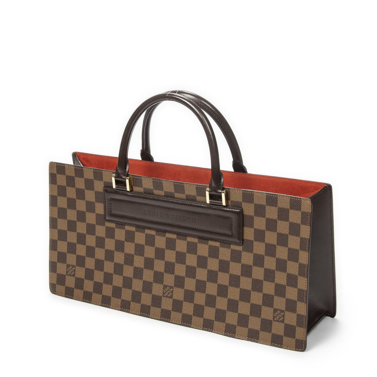 Louis Vuitton Sac Triangle Brown Damier Ebene Handbag — view 2