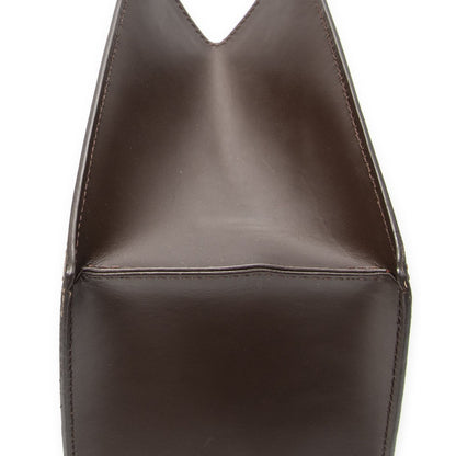 Louis Vuitton Sac Triangle Brown Damier Ebene Handbag — view 7