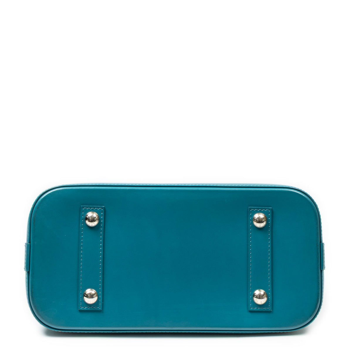 Louis Vuitton Alma Cyan Epi Handbag — view 6