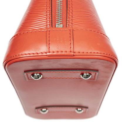 Louis Vuitton Alma Red Epi Handbag — view 7