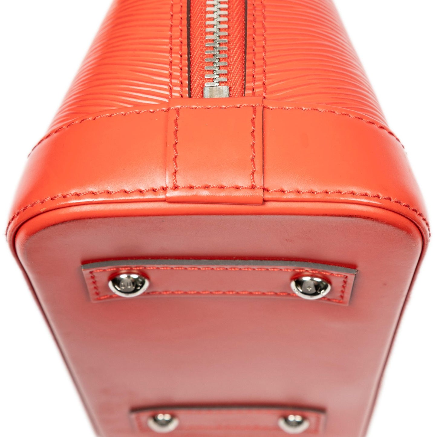 Louis Vuitton Alma Red Epi Handbag — view 8
