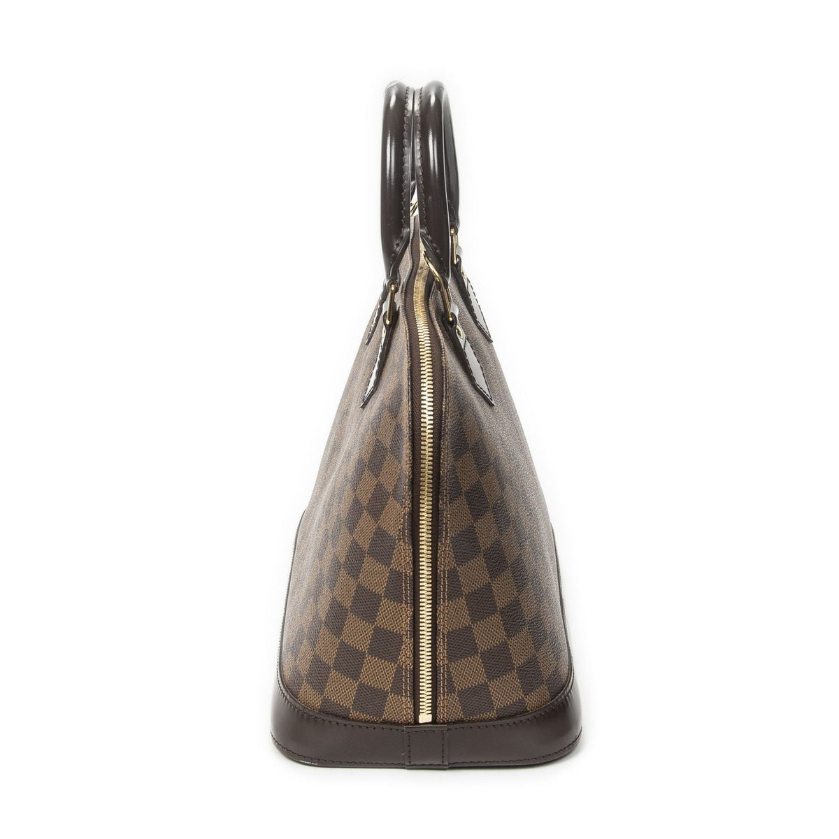 Louis Vuitton Alma Brown Damier Ebene Handbag — view 3