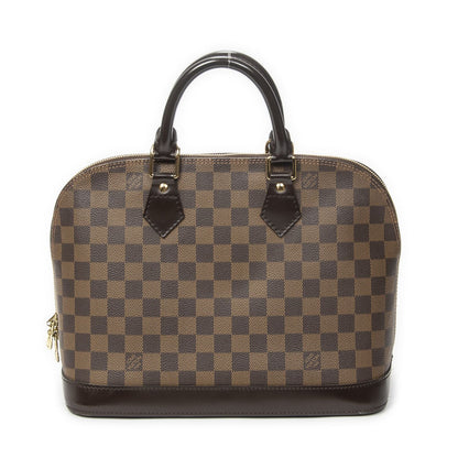 Louis Vuitton Alma Brown Damier Ebene Handbag