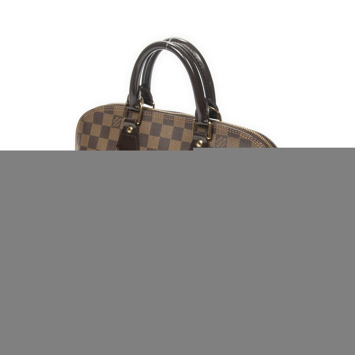 Louis Vuitton Alma Brown Damier Ebene Handbag — view 2