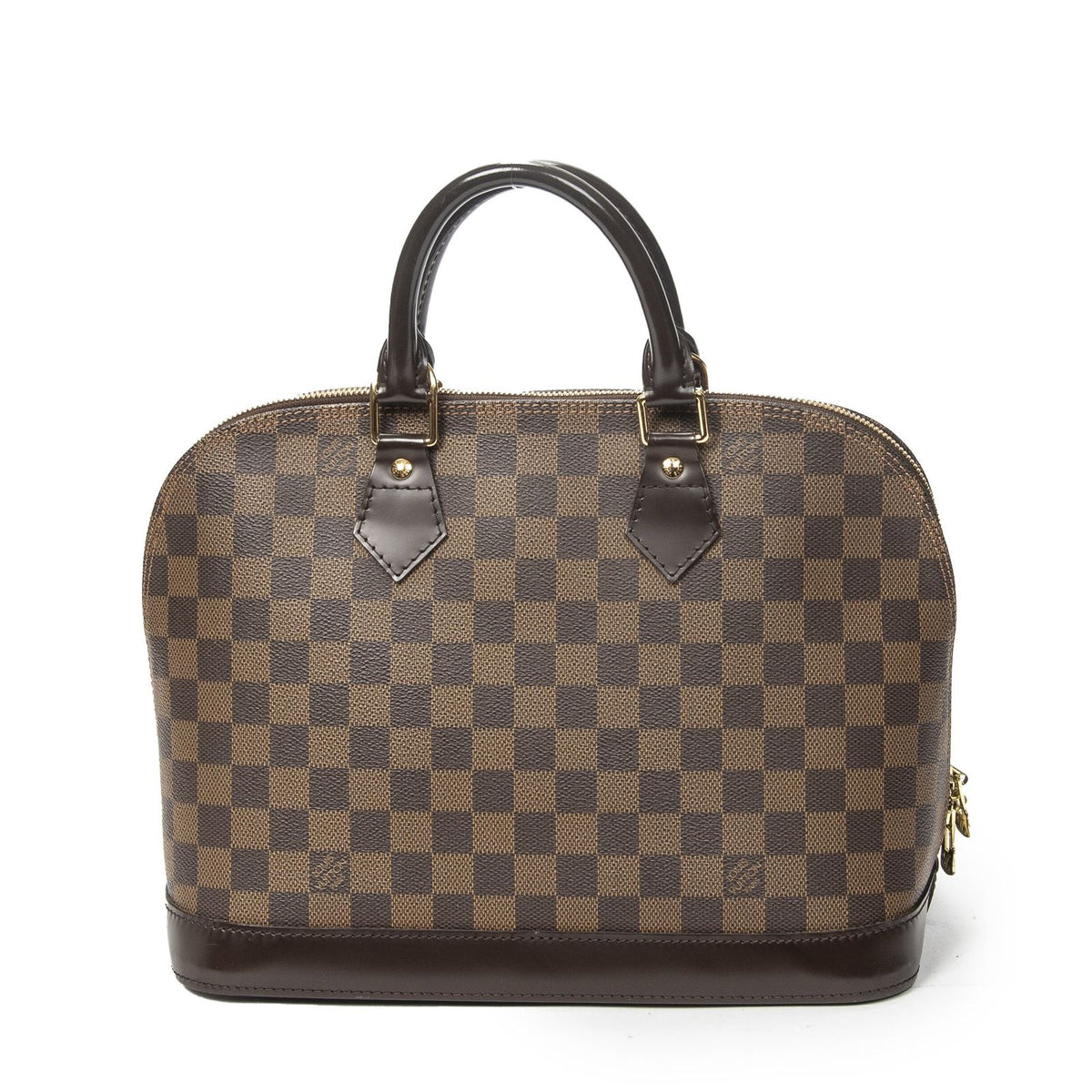 Louis Vuitton Alma Brown Damier Ebene Handbag — view 5
