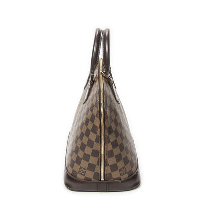 Louis Vuitton Alma Brown Damier Ebene Handbag — view 4