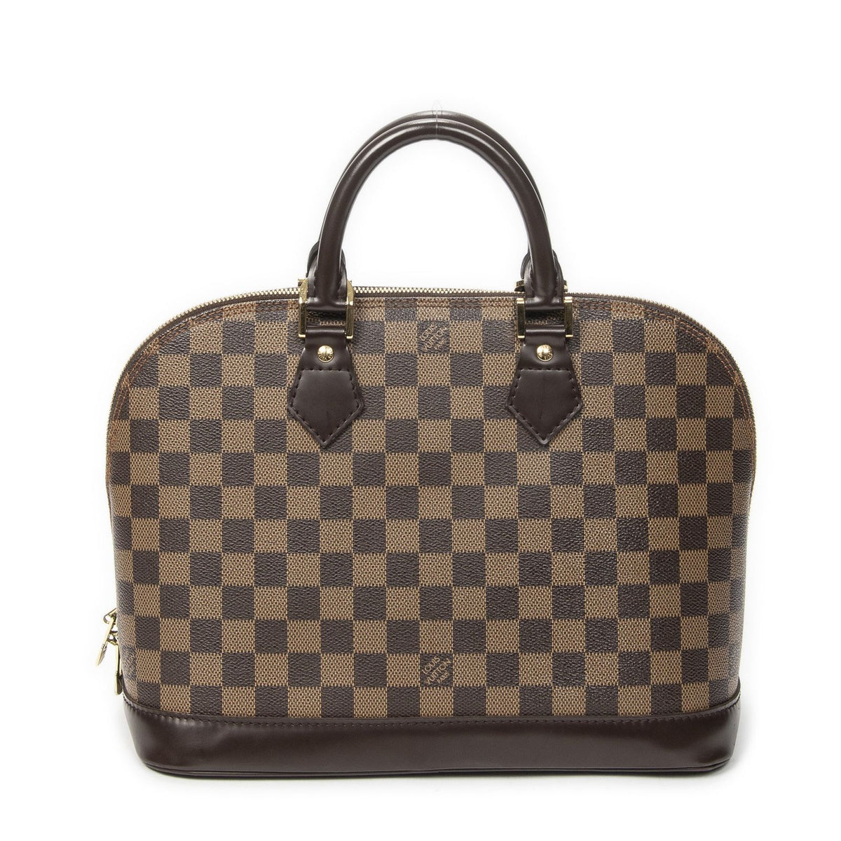 Louis Vuitton Alma Brown Damier Ebene Handbag — view 5