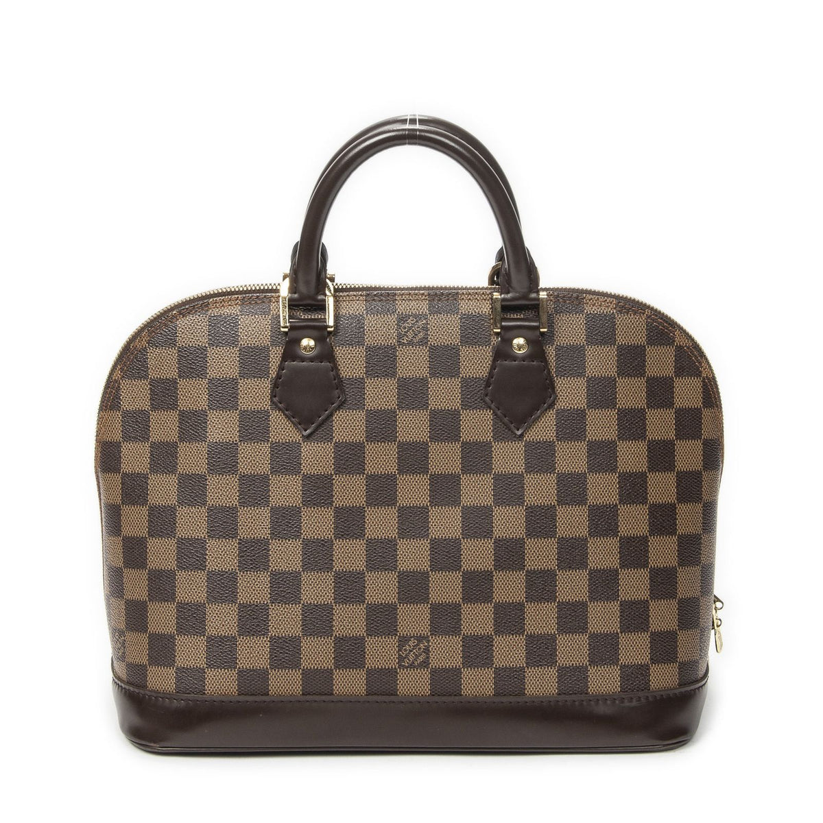 Louis Vuitton Alma Brown Damier Ebene Handbag
