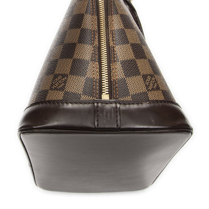 Louis Vuitton Alma Brown Damier Ebene Handbag — view 8