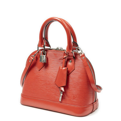 Louis Vuitton Alma Red Epi Handbag — view 2