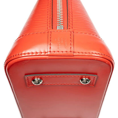 Louis Vuitton Alma Red Epi Handbag — view 7