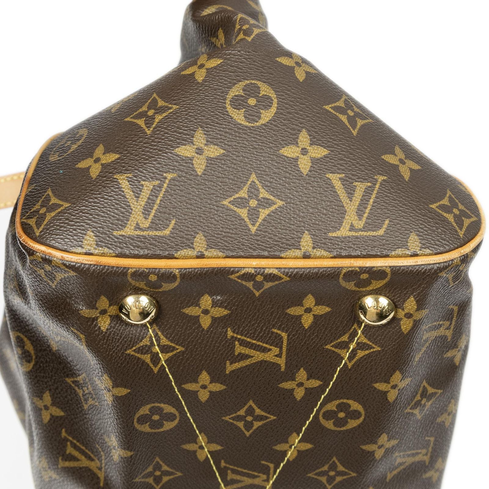 Louis Vuitton Tivoli Brown Monogram Canvas Handbag — view 7