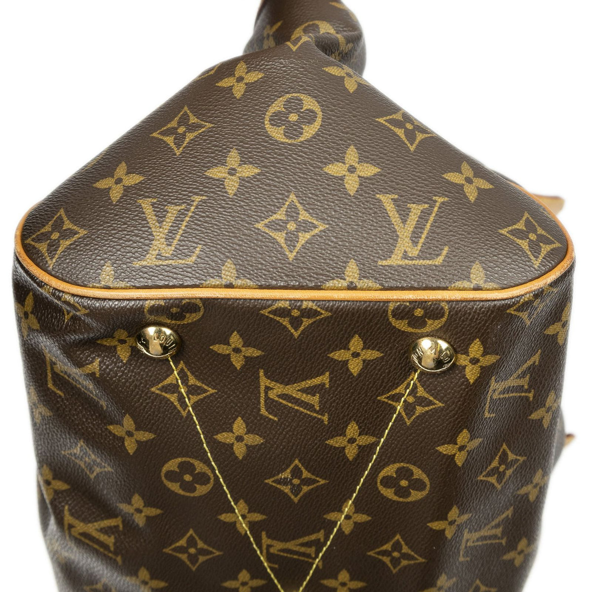 Louis Vuitton Tivoli Brown Monogram Canvas Handbag — view 8