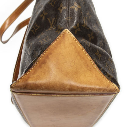Louis Vuitton Cabas Mezzo Brown Monogram Canvas Tote — view 7