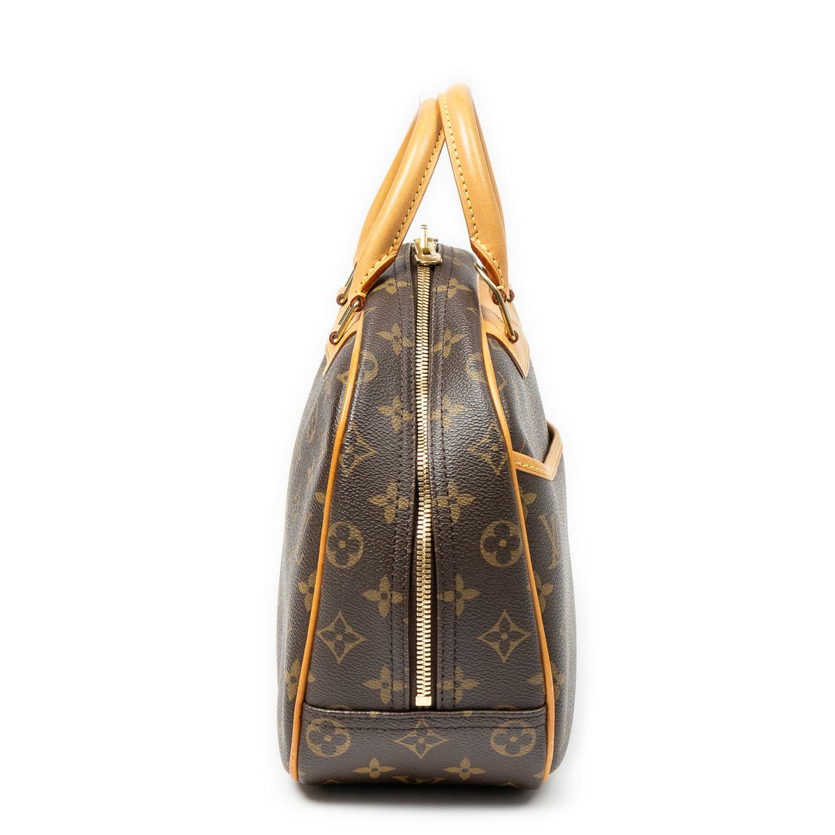 Louis Vuitton Brown Monogram Canvas Handbag — view 4