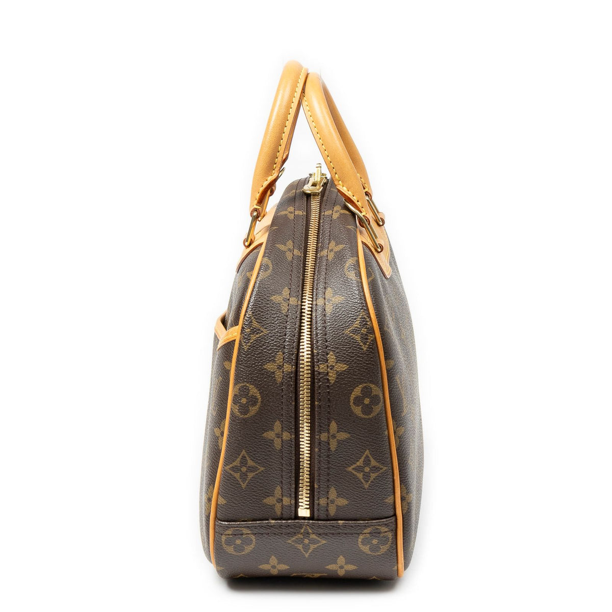 Louis Vuitton Brown Monogram Canvas Handbag — view 3