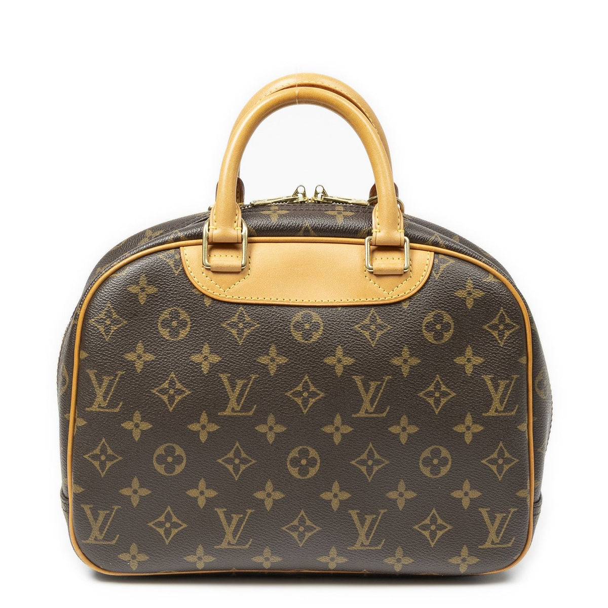 Louis Vuitton Brown Monogram Canvas Handbag — view 5