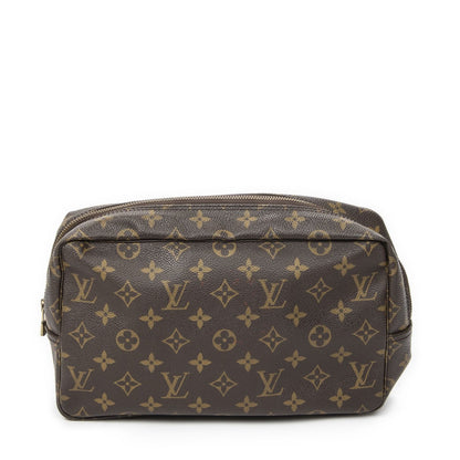 Louis Vuitton Toiletry Pouch Brown Monogram Canvas
