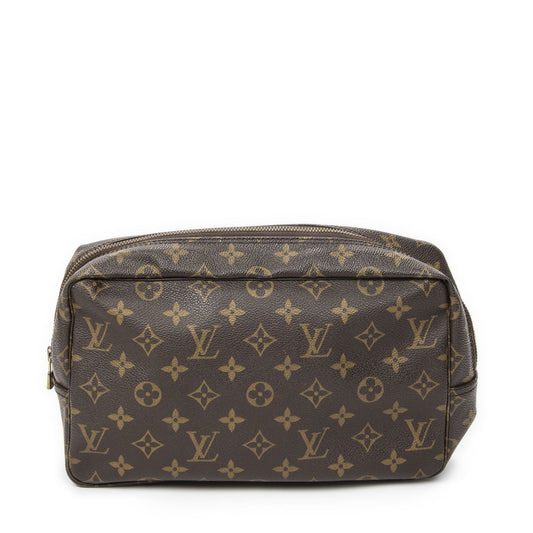 Louis Vuitton Toiletry Pouch Brown Monogram Canvas