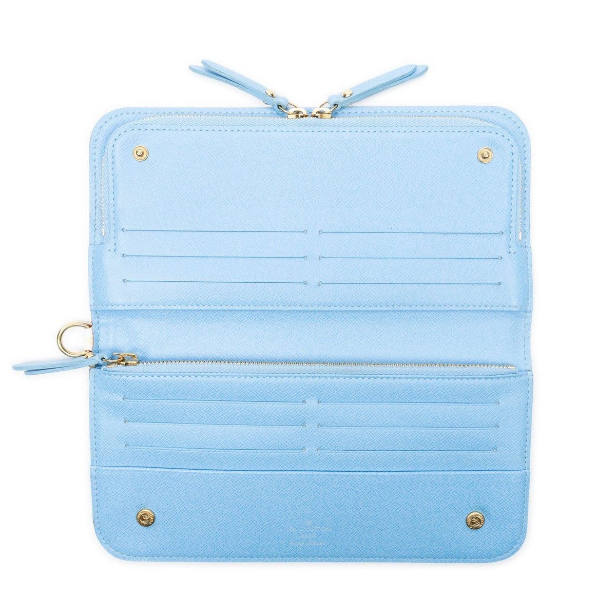 Louis Vuitton Portefeuille Insolite White Blue Multicolor Monogram Wallet — view 4