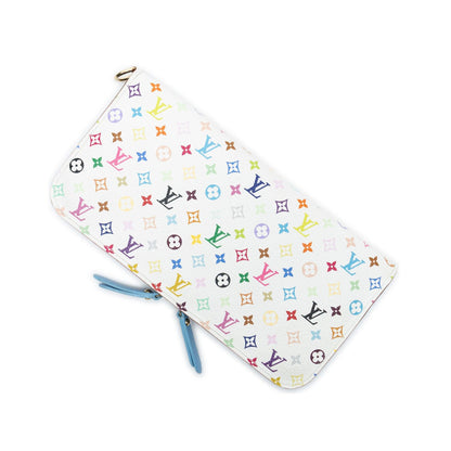 Louis Vuitton Portefeuille Insolite White Blue Multicolor Monogram Wallet