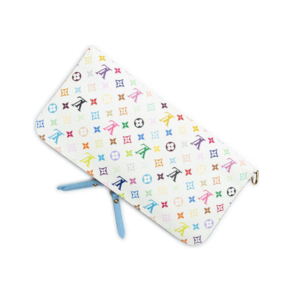 Louis Vuitton Portefeuille Insolite White Blue Multicolor Monogram Wallet — view 2