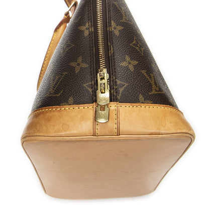 Louis Vuitton Alma Brown Monogram Canvas Handbag — view 7