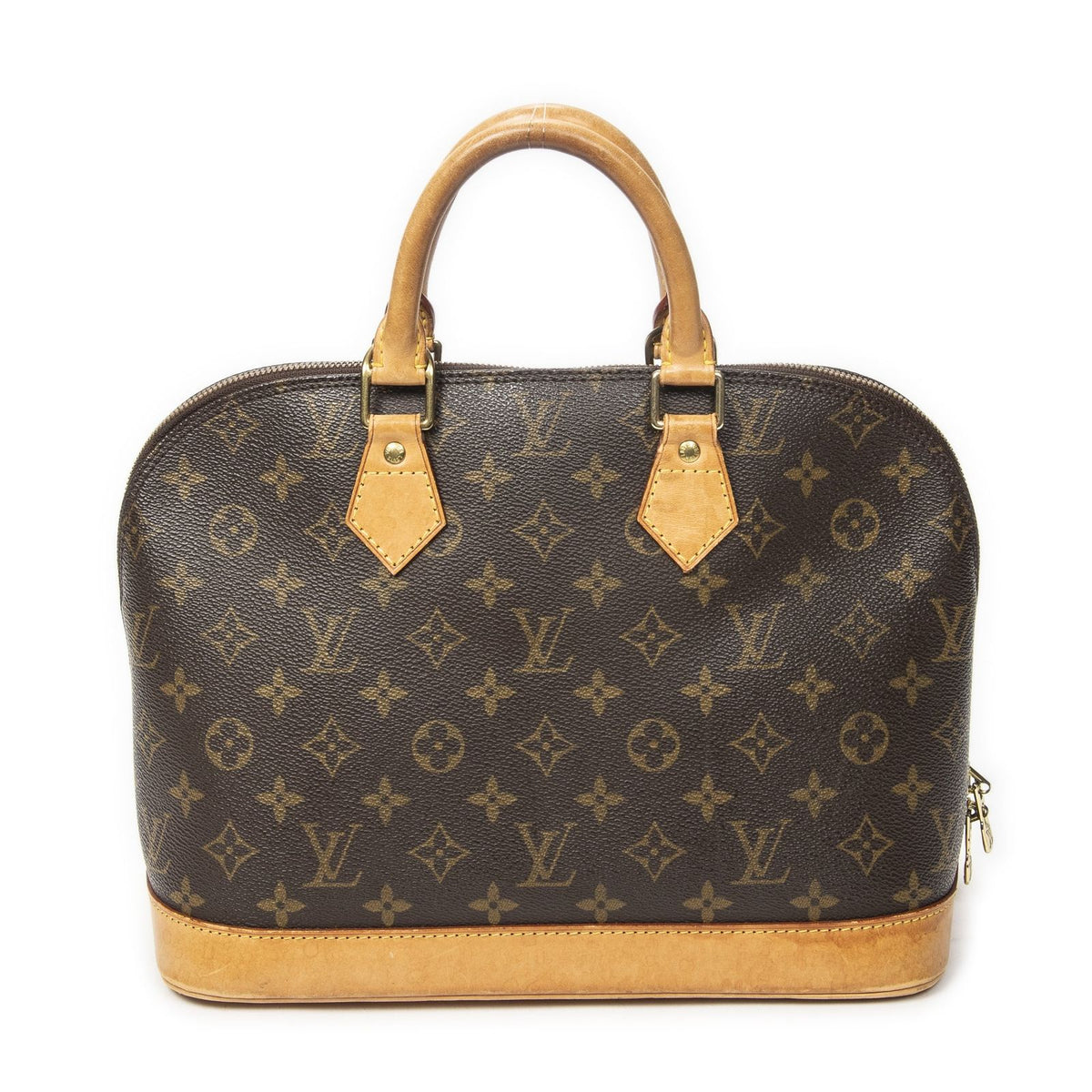 Louis Vuitton Alma Brown Monogram Canvas Handbag