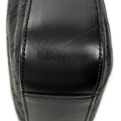 Gucci Shoulder Zip Hobo Black GG Canvas — view 8