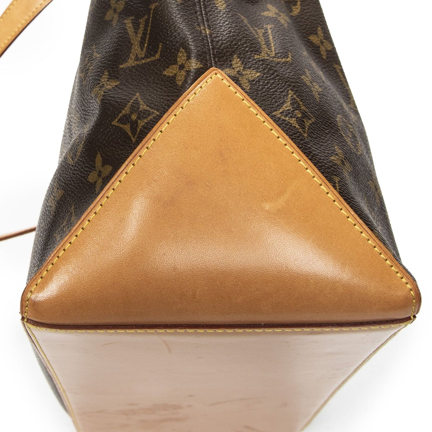 Louis Vuitton Cabas Mezzo Brown Monogram Canvas Tote — view 7