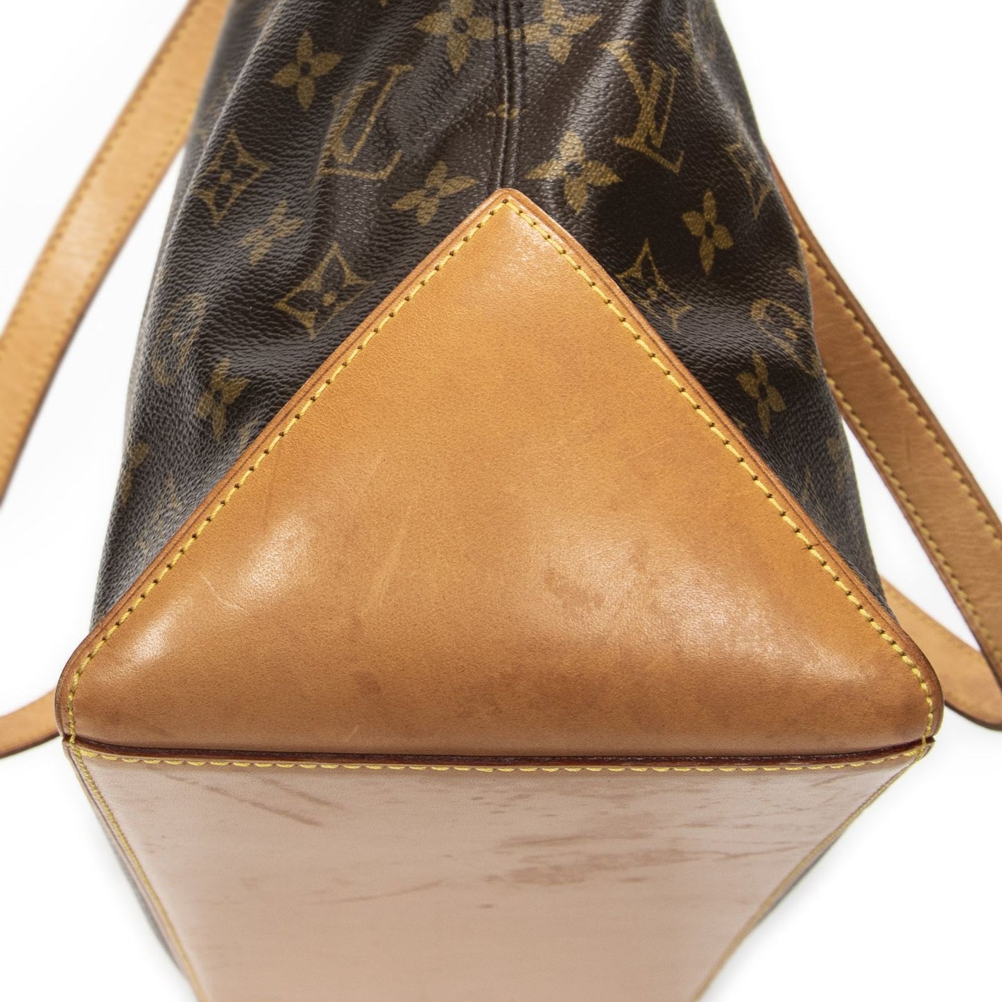 Louis Vuitton Cabas Mezzo Brown Monogram Canvas Tote — view 8