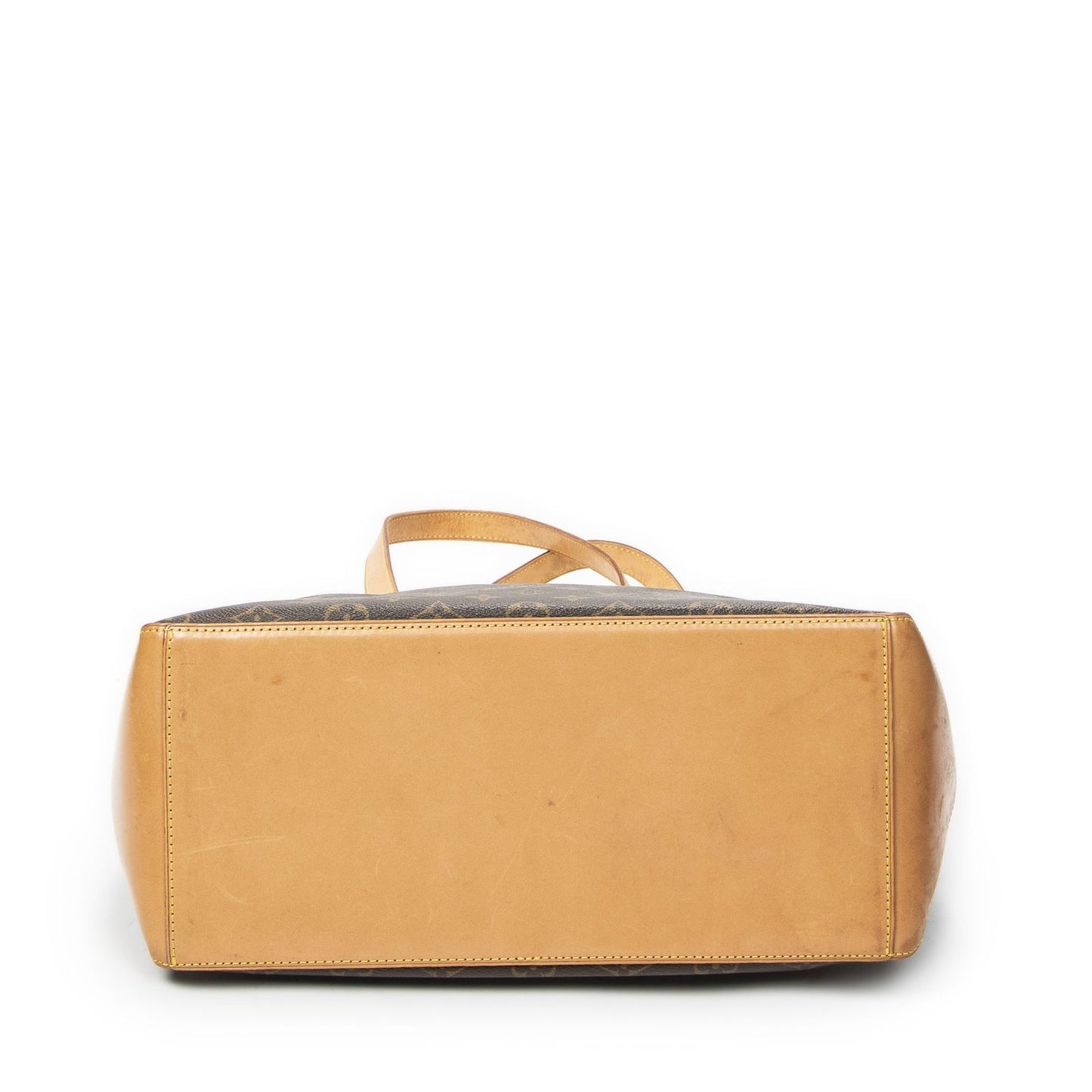 Louis Vuitton Cabas Mezzo Brown Monogram Canvas Tote — view 6