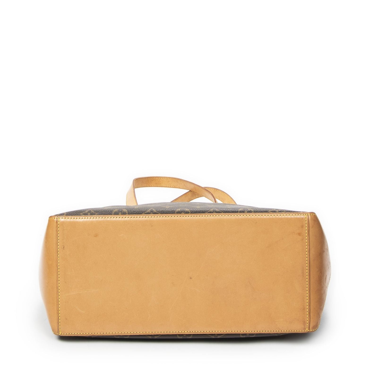 Louis Vuitton Cabas Mezzo Brown Monogram Canvas Tote — view 6