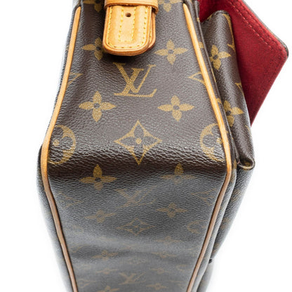 Louis Vuitton Viva City Brown Monogram Canvas Shoulder Bag — view 8