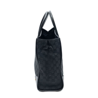 Gucci Nail Head Tote Black GG Canvas — view 4