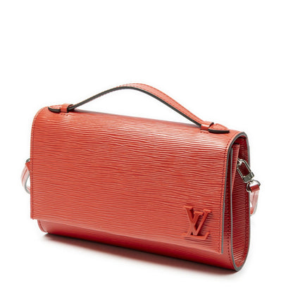 Louis Vuitton Pochette Cress Red Shoulder Bag Epi — view 2