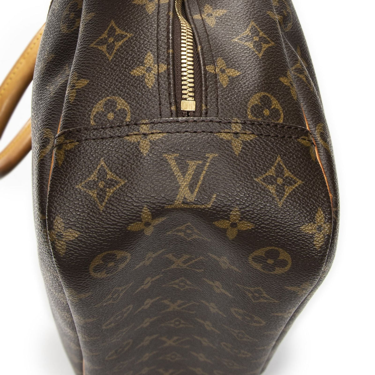 Louis Vuitton Deauville Brown Monogram Canvas Handbag — view 7