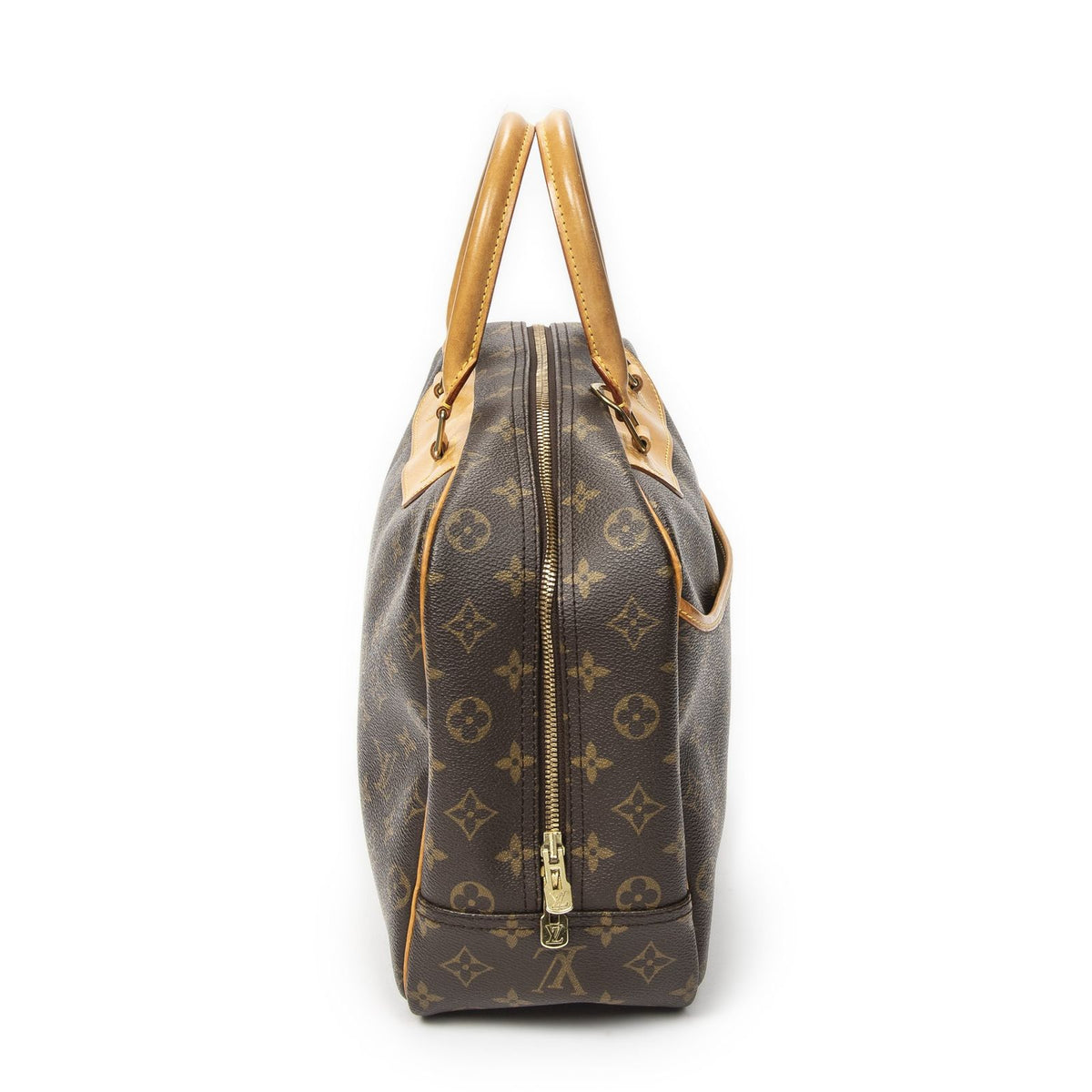 Louis Vuitton Deauville Brown Monogram Canvas Handbag — view 4