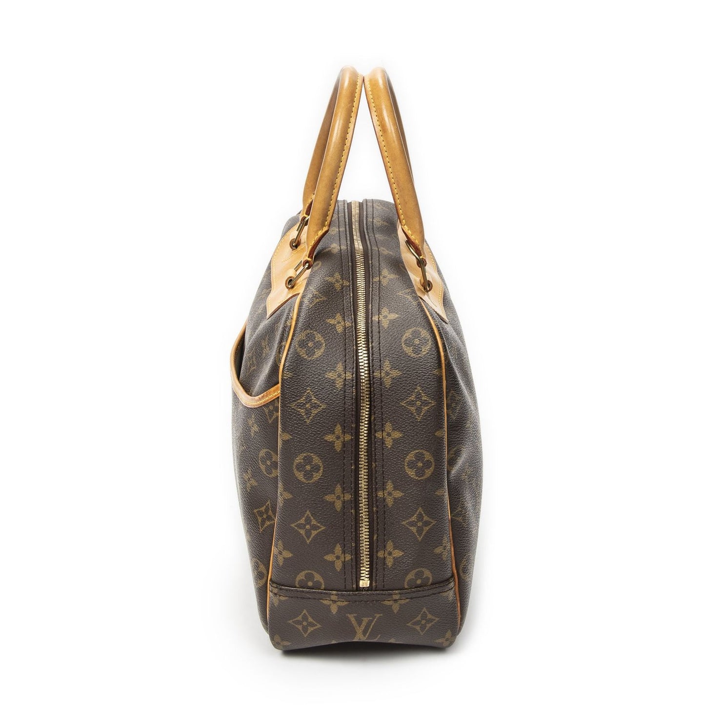Louis Vuitton Deauville Brown Monogram Canvas Handbag — view 3
