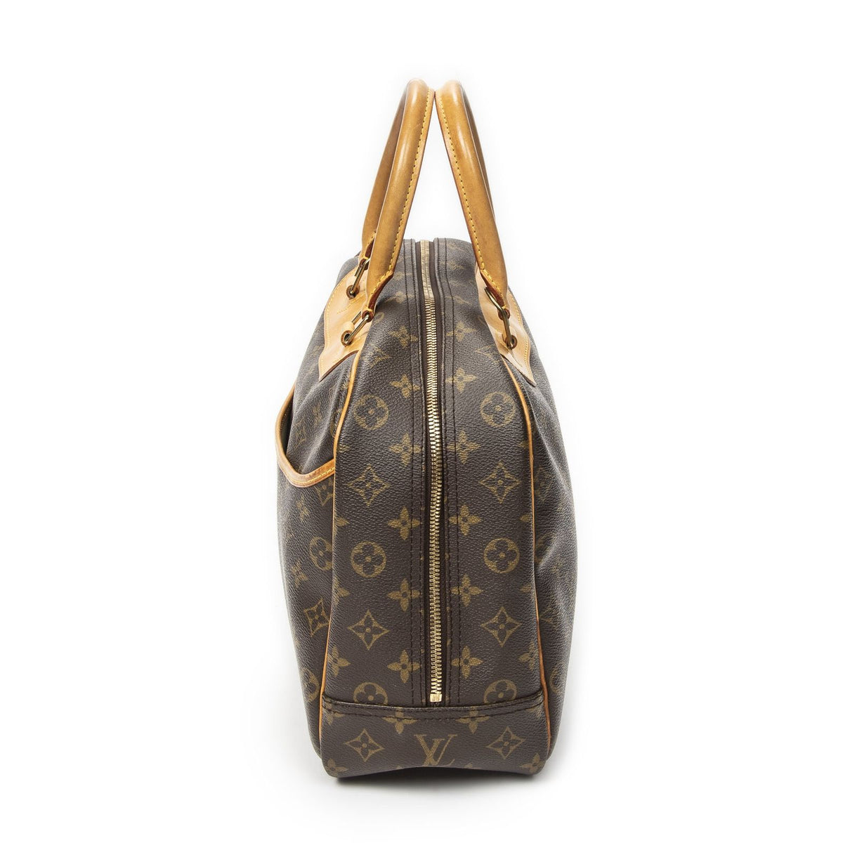 Louis Vuitton Deauville Brown Monogram Canvas Handbag — view 3