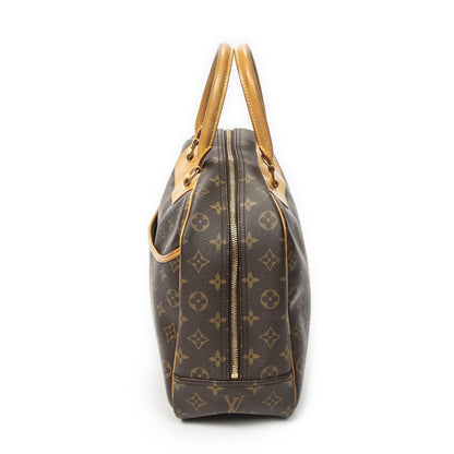Louis Vuitton Deauville Brown Monogram Canvas Handbag — view 3