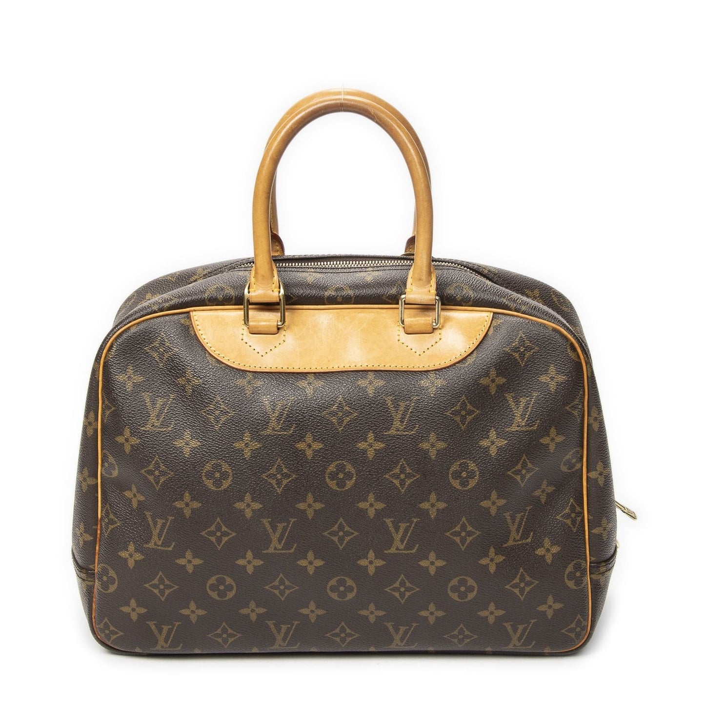 Louis Vuitton Deauville Brown Monogram Canvas Handbag — view 5