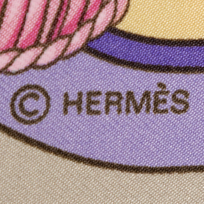 Hermes Scarf Yellow — view 4
