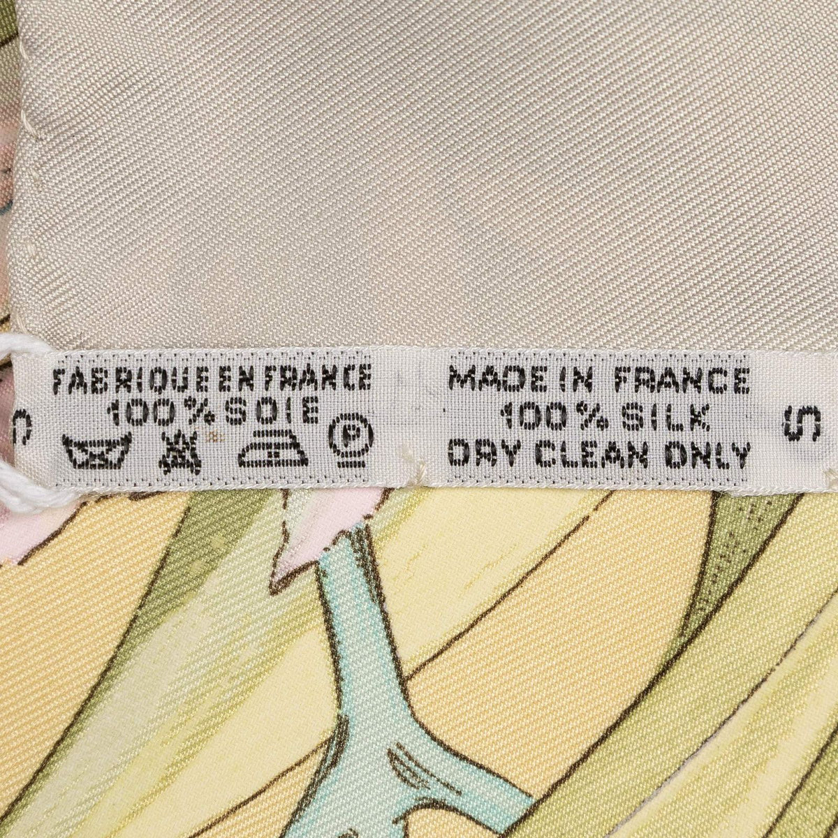 Hermes Scarf Yellow — view 5