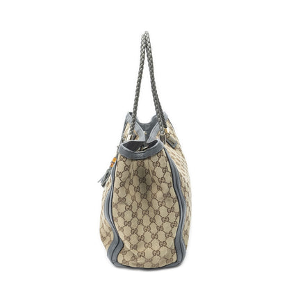 Gucci Falabella Tote Beige Gray GG Canvas — view 3