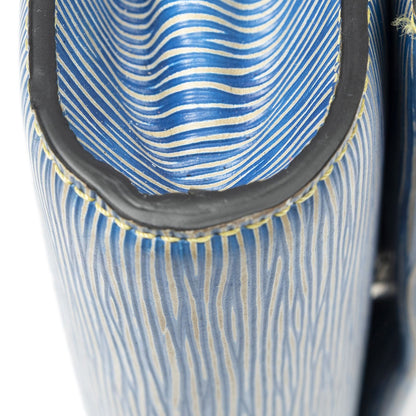 Louis Vuitton Pochette Cress Blue Black Denim Shoulder Bag Epi — view 8