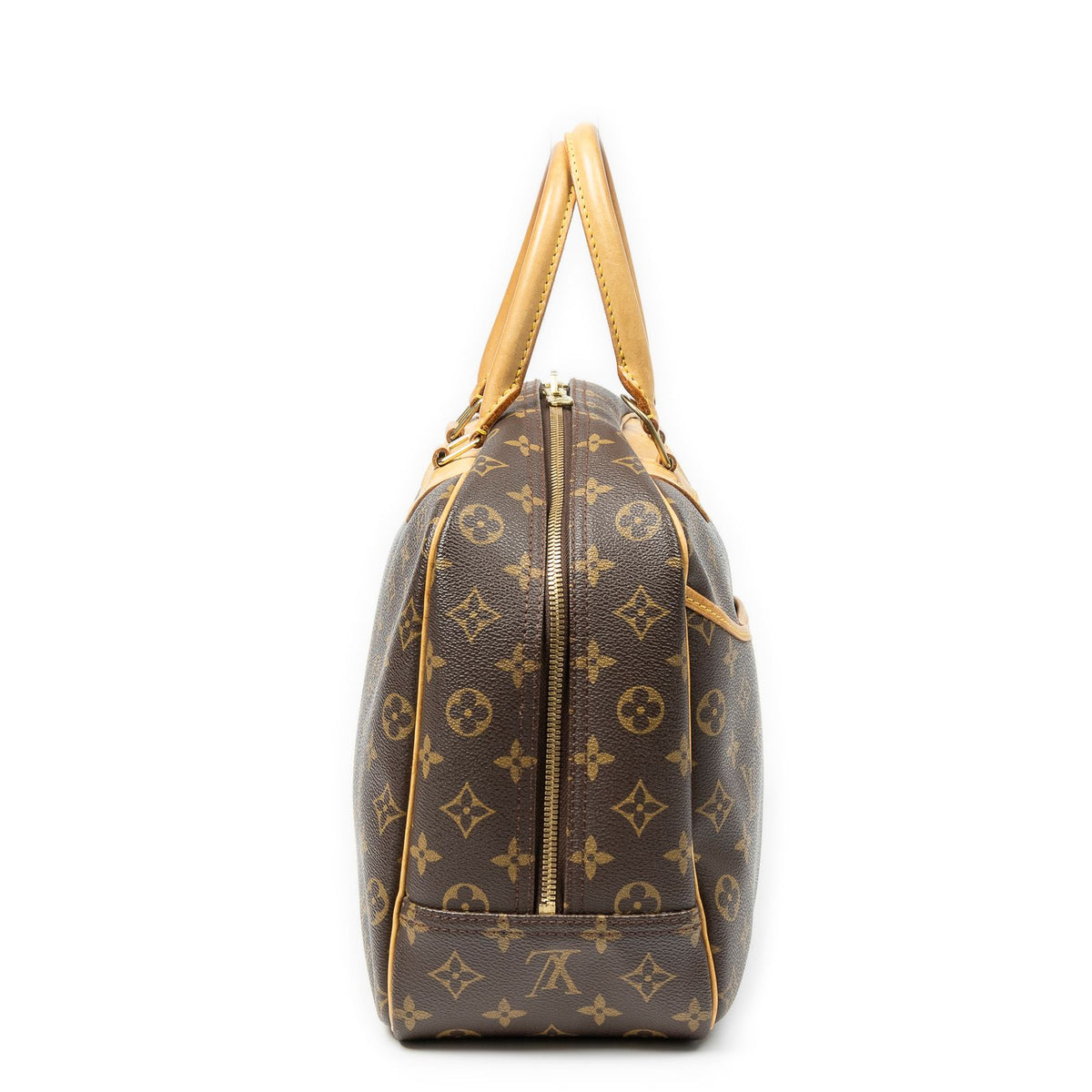 Louis Vuitton Deauville Brown Monogram Canvas Handbag — view 4