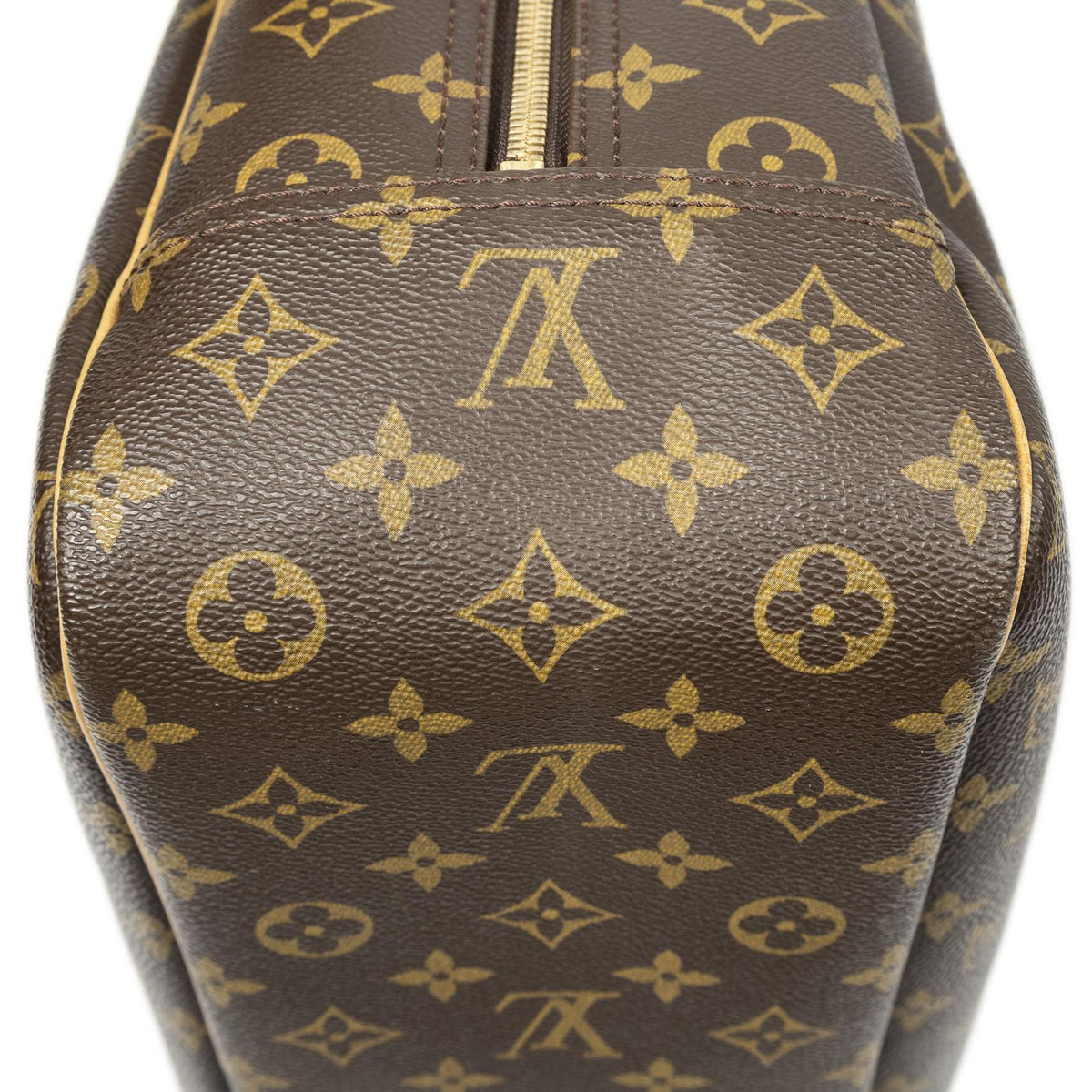 Louis Vuitton Deauville Brown Monogram Canvas Handbag — view 8